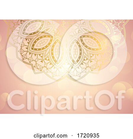 Elegant Mandala Design Background by KJ Pargeter
