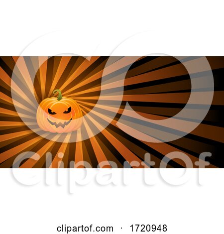 Halloween Pumpkin Banner by KJ Pargeter