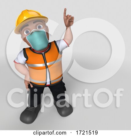 3D Builder Character on a Shaded Background by KJ Pargeter