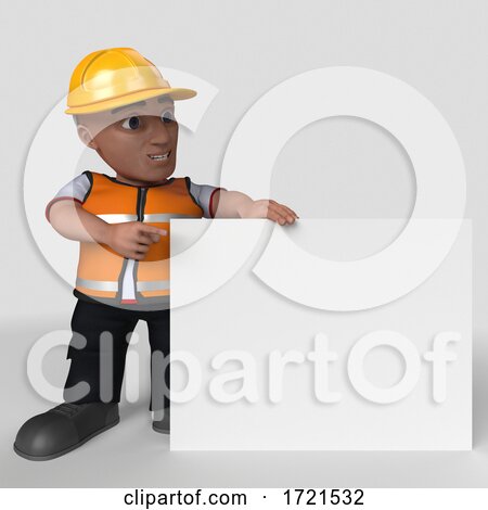 3D Builder Character on a Shaded Background by KJ Pargeter