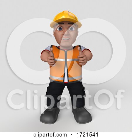 3D Builder Character on a Shaded Background by KJ Pargeter