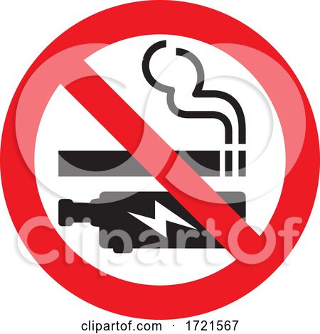 No Smoking or Vaping Sign by Any Vector