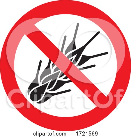 No Gluten Sign by Any Vector