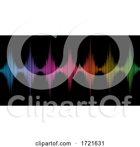Abstract Soundwaves Background by KJ Pargeter