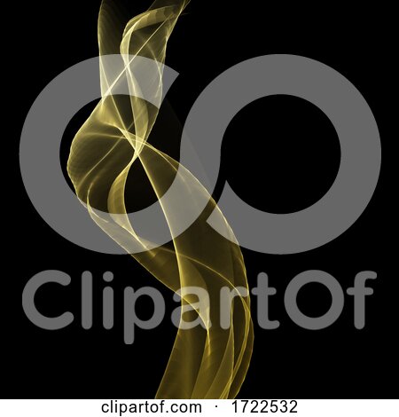 Abstract Background with Golden Flowing Waves by KJ Pargeter
