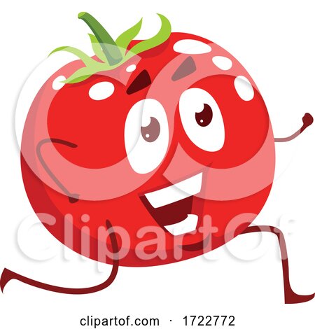 Exercising Tomato Character by Vector Tradition SM