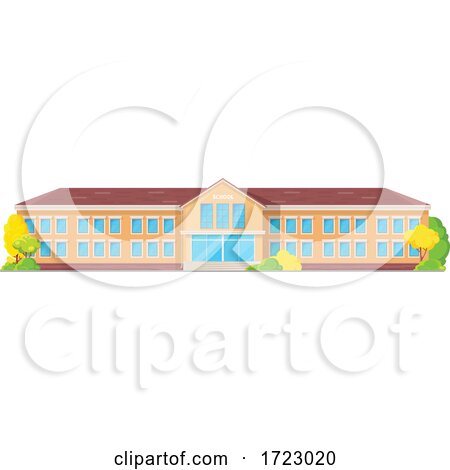 School Building by Vector Tradition SM