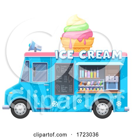 Ice Cream Truck by Vector Tradition SM