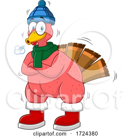 Shivering Bald Turkey by Hit Toon