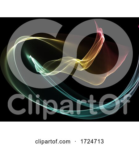 Abstract Background with Flowing Lines by KJ Pargeter