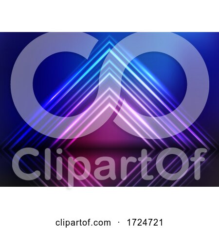 Abstract Neon Design Background by KJ Pargeter