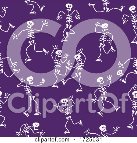 Dancing Skeletons Pattern by Zooco