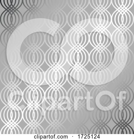 Decorative Silver Pattern Background by KJ Pargeter