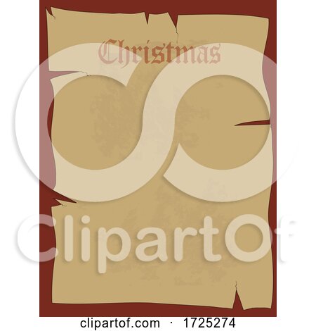 Ancient Parchment Paper Christmas List by elaineitalia