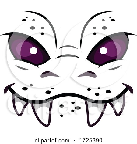 Halloween Monster Face by Vector Tradition SM