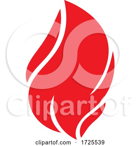 Red Flame Design by Vector Tradition SM