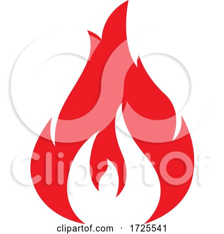 Red Flame Design by Vector Tradition SM
