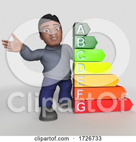 3d Casual Hispanic Man, on a Shaded Background by KJ Pargeter