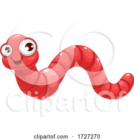 Cute Earthworm by Vector Tradition SM