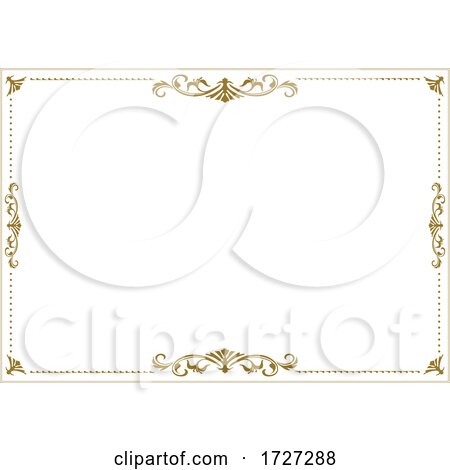 Certificate Border Design by Vector Tradition SM