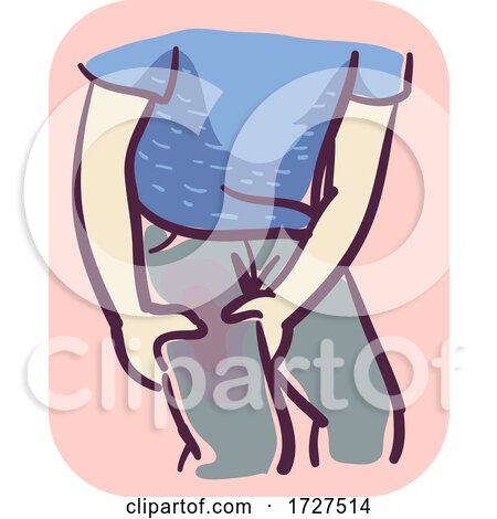 Man Symptom Thigh Pain Illustration by BNP Design Studio