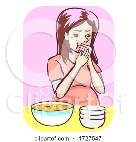 Pregnant Food Taste Smell Different Illustration by BNP Design Studio