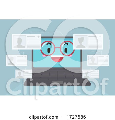 Mascot Social Media Profiles Illustration by BNP Design Studio