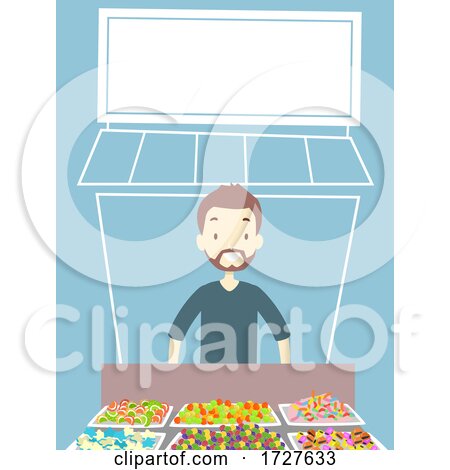 Man Candy Store Arab Marketplace Illustration by BNP Design Studio