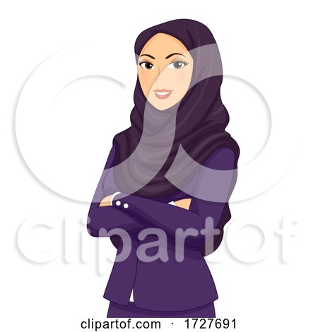 Girl Office Attire Woman Qatar Illustration by BNP Design Studio