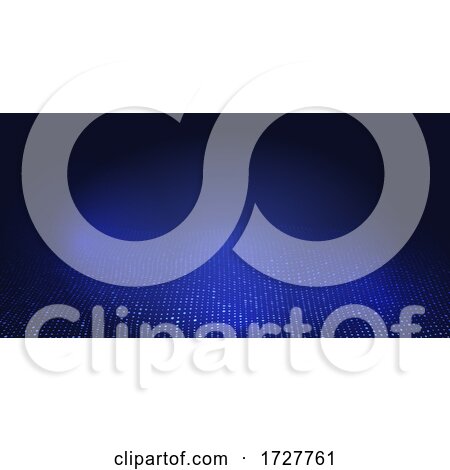 Abstract Halftone Dots Banner Design by KJ Pargeter