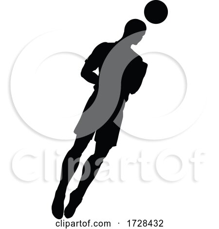 Soccer Football Player Silhouette by AtStockIllustration