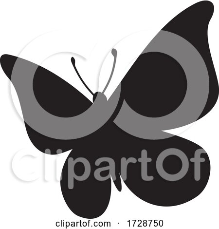 Butterfly Silhouette by Any Vector