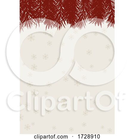 Christmas Tree Branches Background by KJ Pargeter