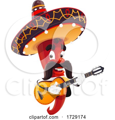 Mexican Chili Pepper by Vector Tradition SM