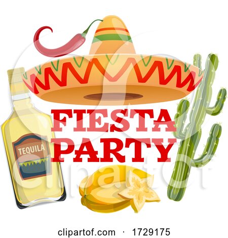 Fiesta Party Mexican Design by Vector Tradition SM