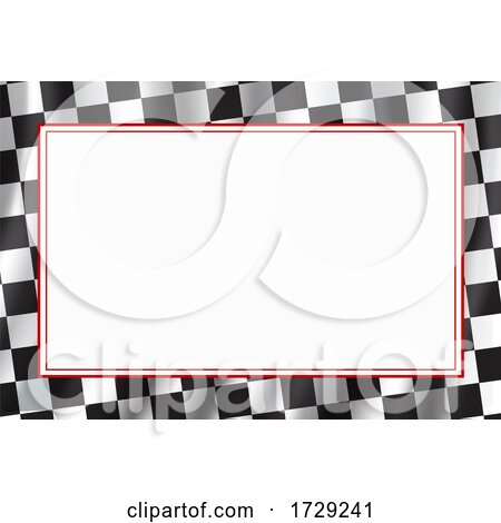 Checkered Flag Border by Vector Tradition SM
