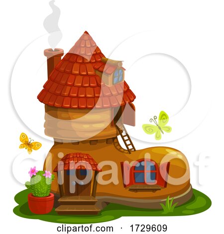 Boot Fairy House by Vector Tradition SM