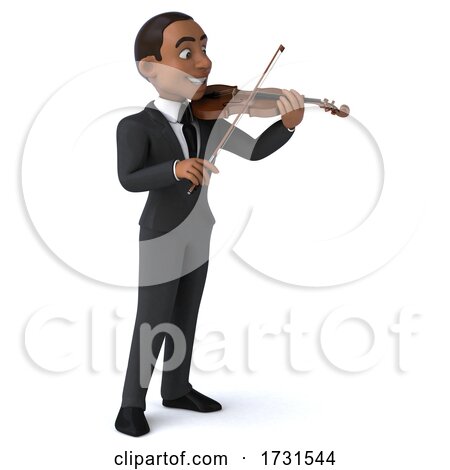 3d Black Businessman, on a White Background by Julos #1731544