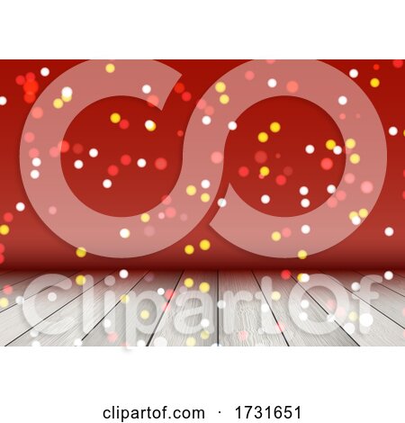 Bokeh Lights Christmas Background by KJ Pargeter