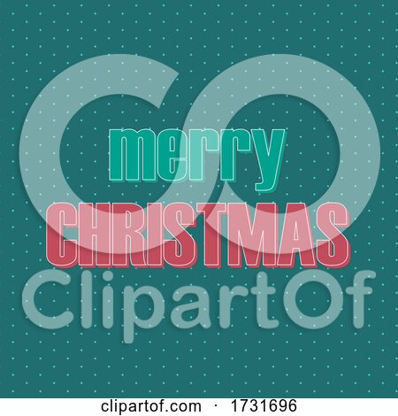 Retro Style Text Christmas Design by KJ Pargeter