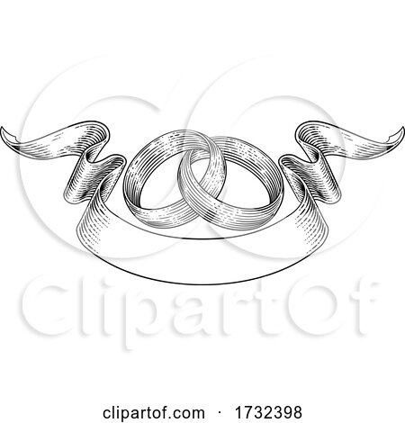 Vector Pair of traditional golden wedding rings. Realistic hand drawing of  rings. Black and white version. Symbol of eternal love. Sketch style  illustration isolated on white background. Stock Vector | Adobe Stock