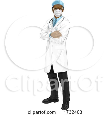 Doctor Wearing Medical PPE by AtStockIllustration