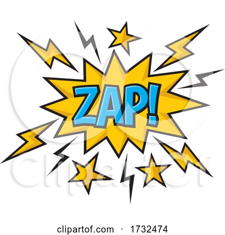 Zap Comic Sound Effects Design by Any Vector