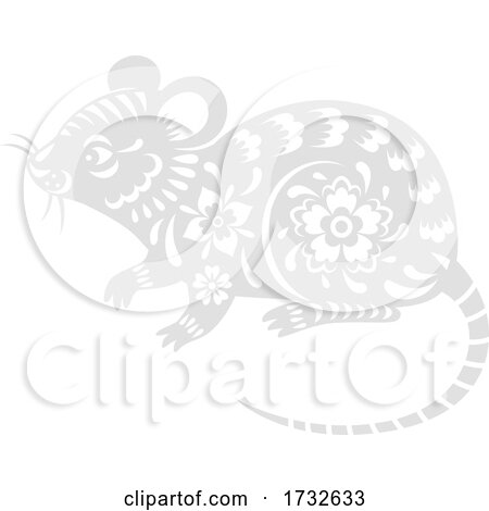 Chinese Zodiac Rat by Vector Tradition SM