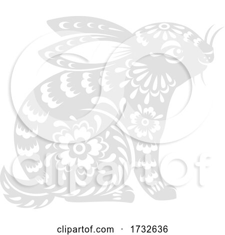 Chinese Zodiac Rabbit by Vector Tradition SM