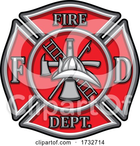 Fire Department Badge by Vector Tradition SM