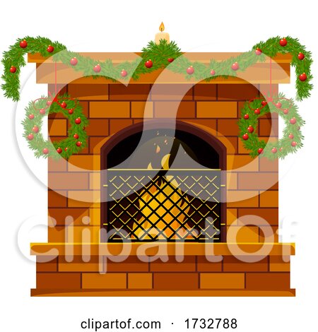 Christmas Hearth by Vector Tradition SM