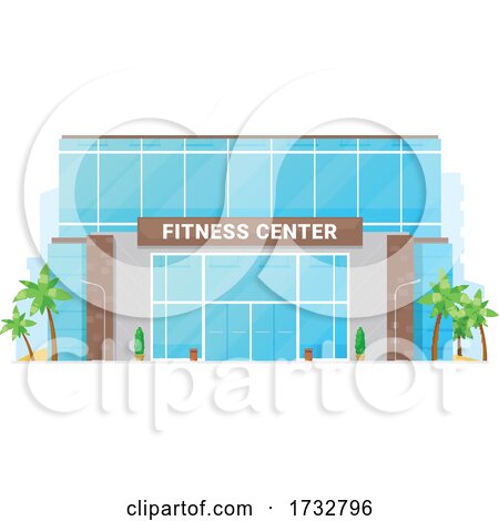 Fitness Gym Building by Vector Tradition SM