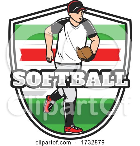 Softball Baseball Design by Vector Tradition SM