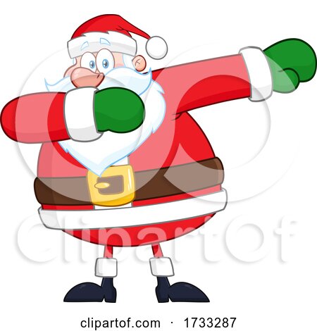 Santa Claus Dabbing by Hit Toon